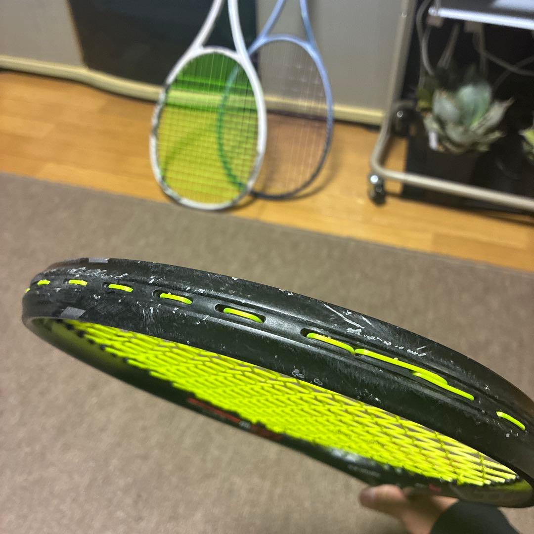 YONEXソフトテニスラケット エフレーザ9V ガット…インブォーグ　30p