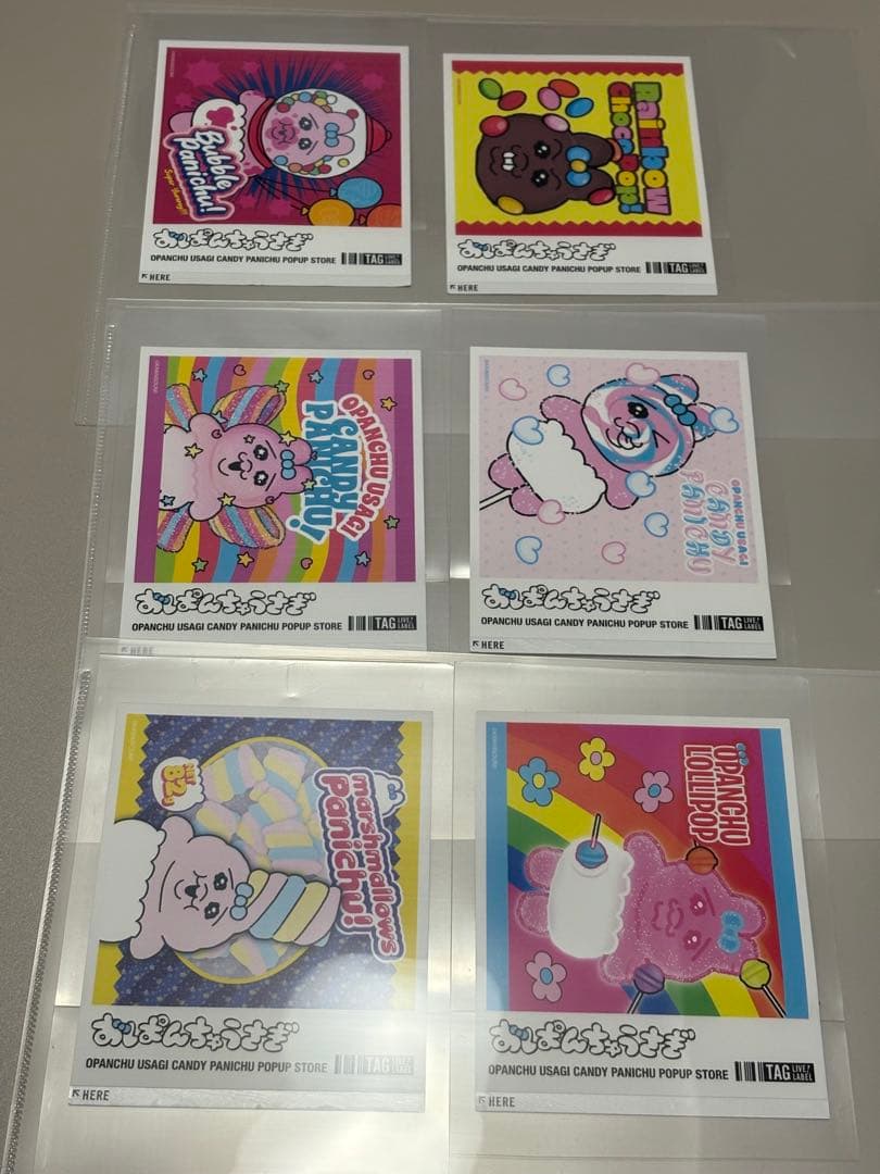 サントリー × おぱんちゅうさぎ オリジナル缶ラベル&アクキー全6種コンプセット