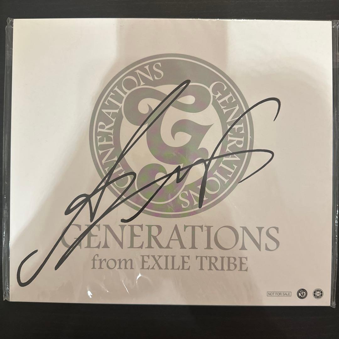 GENERATIONS 直筆サイン 7人 白濱亜嵐 佐野玲於 片寄涼太 数原龍友
