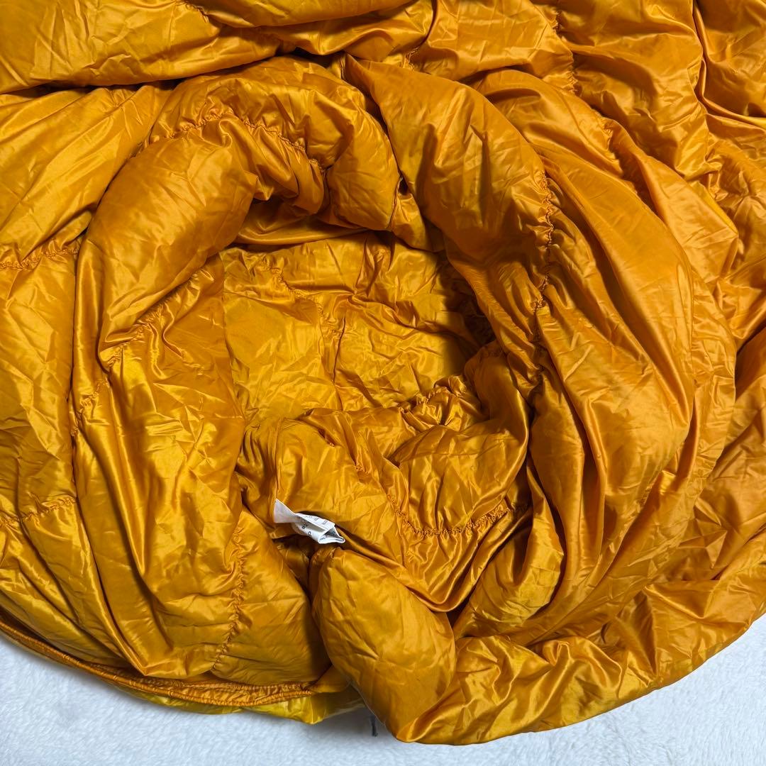 極美品モンベル現行モデルダウンハガー650 #2 ロング男女兼用イエローシュラフ