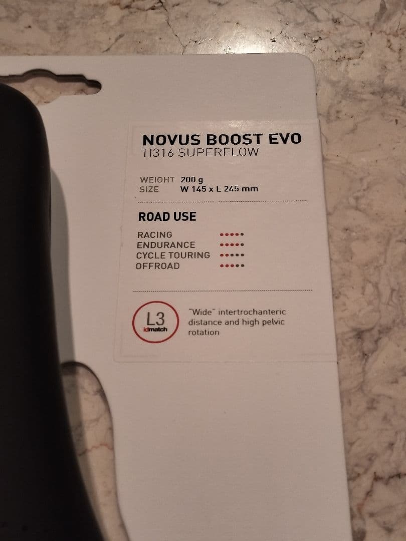 パーツ selleITALIA NOVUS BOOST EVO TI316 145mm
