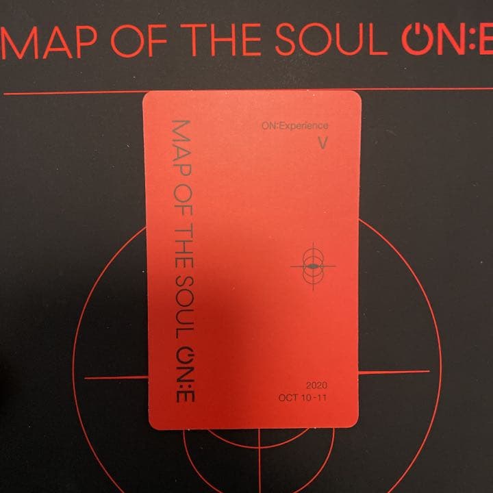 テテ map of the soul one Blu-ray トレカ　bts