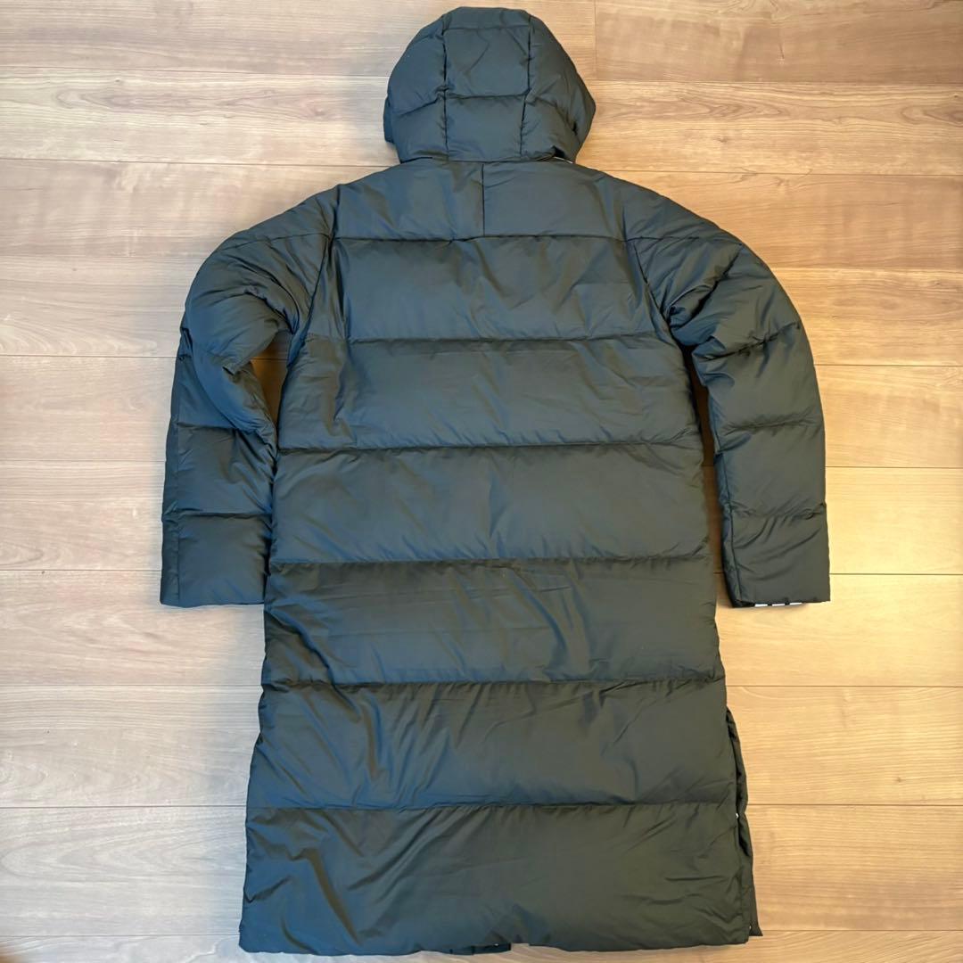 アディダス スリーストライプス レギュラーフィット ロング ダウン コート XL