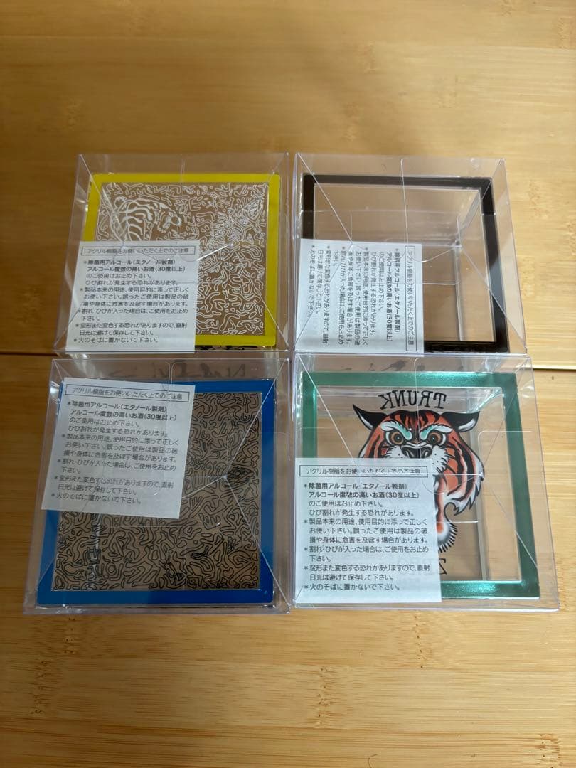 SAKESKIE クリア升 4種 TRUNK ZERO × サバーブ ケース付き