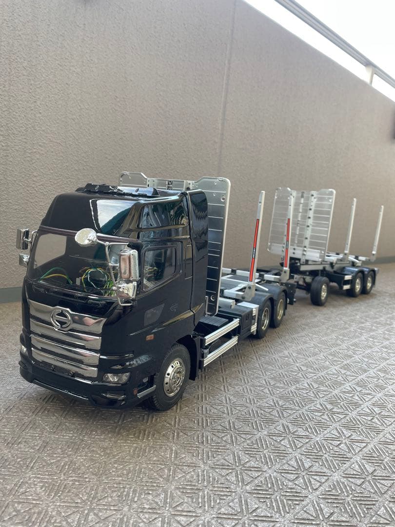 1/14 プロフィア　原木フルトレーラー　フルオペ　タミヤ ティンバートラック