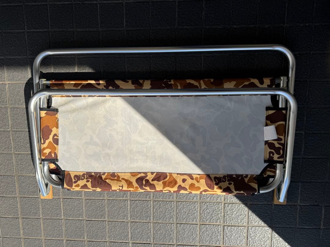 CAMP OUT アウトドアベンチ カモフラージュ