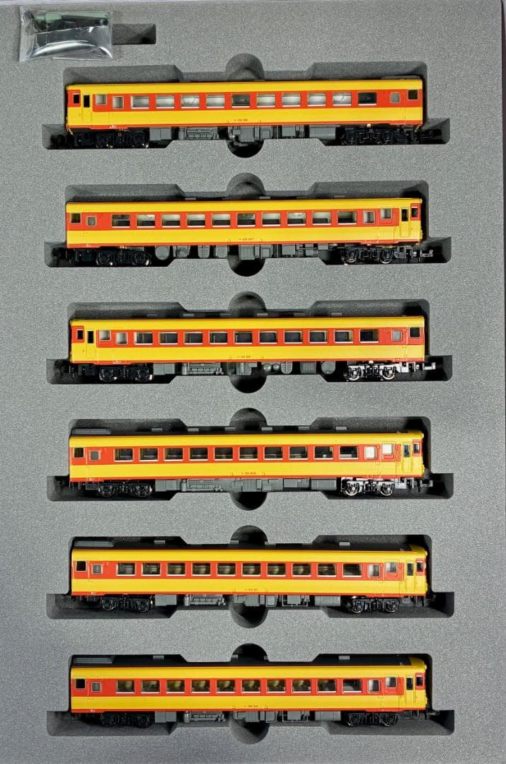 KATO キハ58系800番台 修学旅行色 6両セット 室内灯装備編成