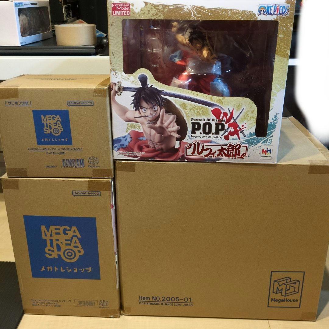 ワンピース P.O.P フィギュア ルフィ太郎 ゾロ十郎 チョパえもん おナミ