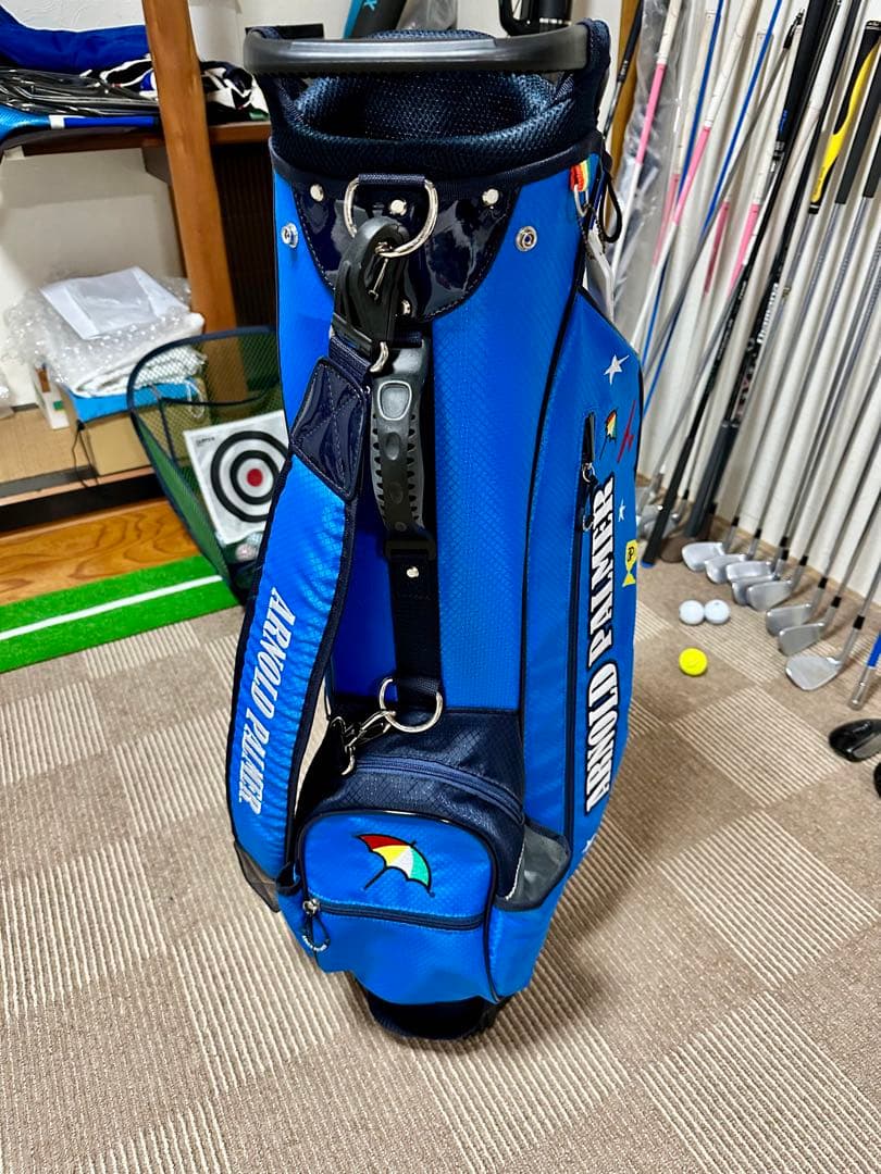 新品　ARNOLD PALMER ゴルフバッグ 青 9.0型　スタンドタイプ