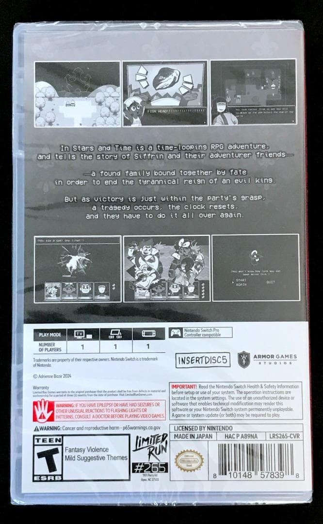 In Stars and Time Switch 新品未開封