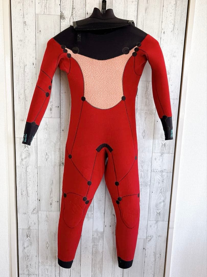 FELLOW セミドライ チェストジップ ウエットスーツ ラバー 3×5 M