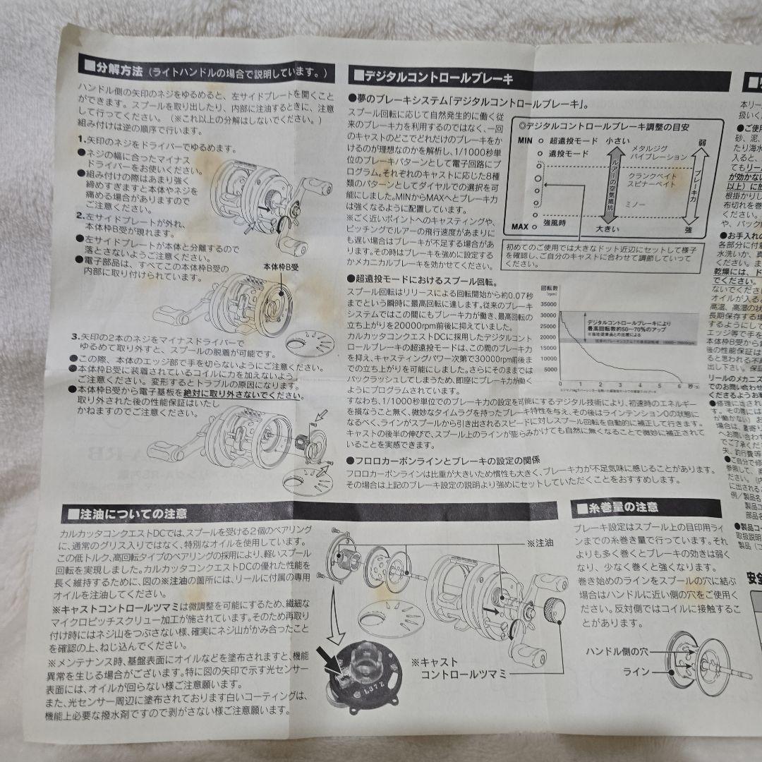 SHIMANO CALCUTTA CONQUEST 200DCシマノカルカッタ