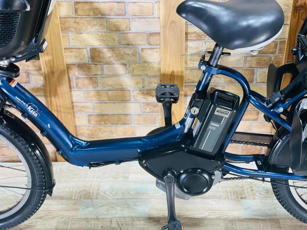限定価格 大容量モデル ブルー系 ヤマハ　子供乗せ電動アシスト自転車 H2841