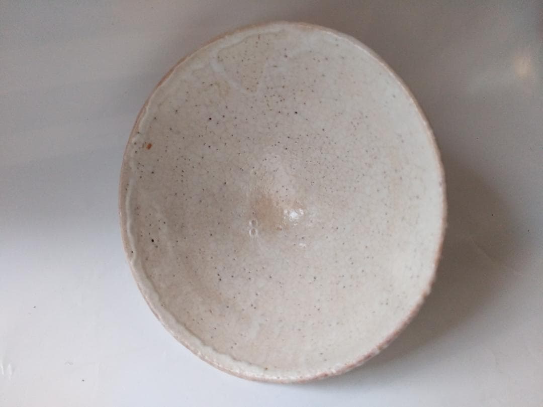 宗流庵 渡辺栄泉 萩茶碗 茶道具 茶器 抹茶碗 平茶碗 共箱 栞 美品 です。