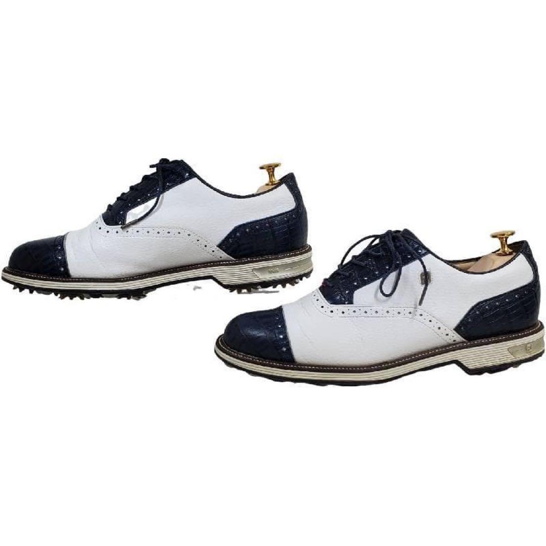 フットジョイ　ゴルフシューズ　プレミア　ターロウ　ドライジョイズ　バイカラー