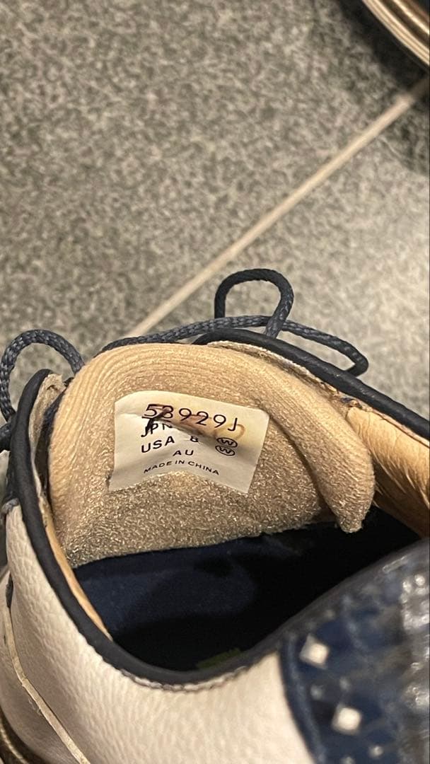 フットジョイ　ゴルフシューズ　プレミア　ターロウ　ドライジョイズ　バイカラー