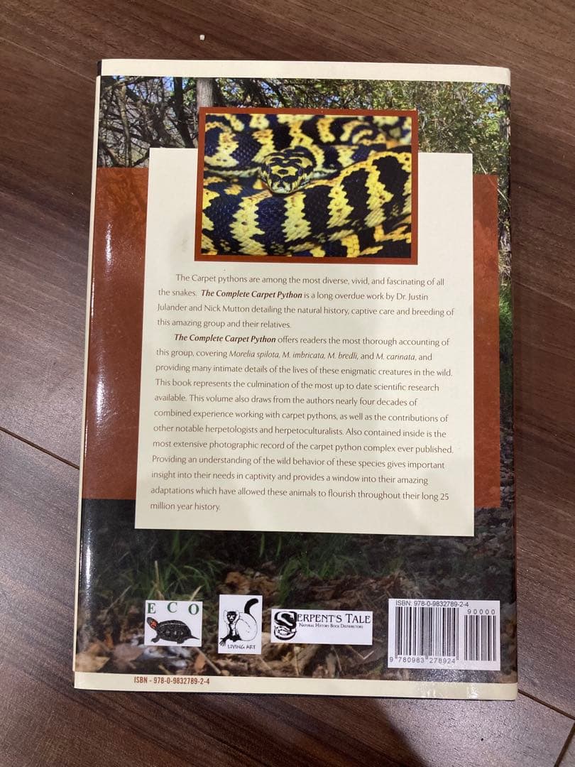 洋書 Complete Carpet Python 以下検索 蛇 パイソン ボア