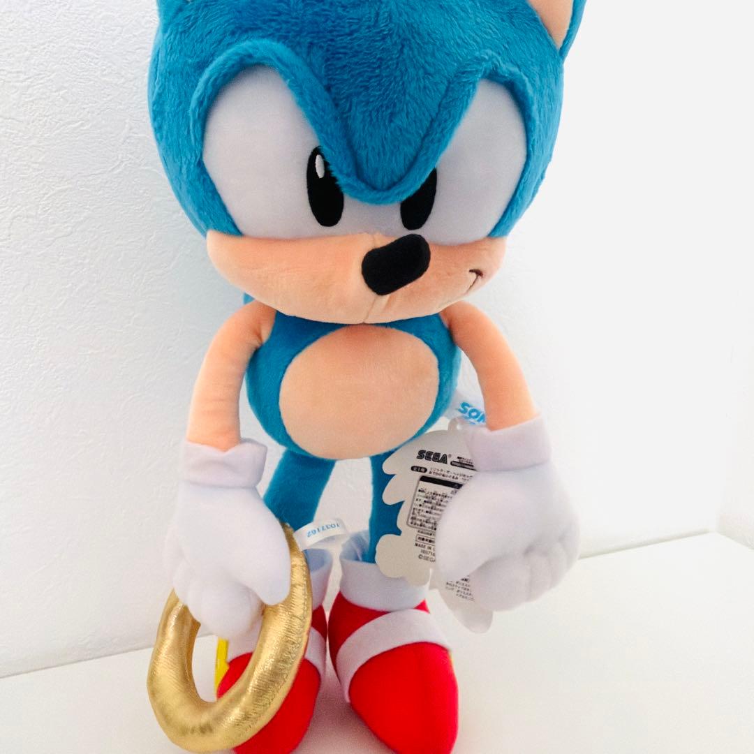 ソニック・ザ・ヘッジホッグ　おでかけ ぬいぐるみ クラシックソニック ソニック