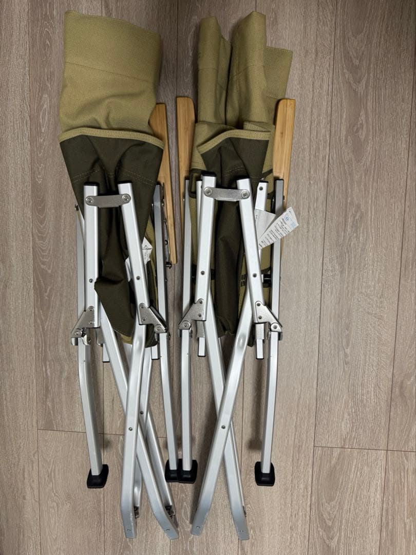  peak ローチェア30 カーキ　2脚セット