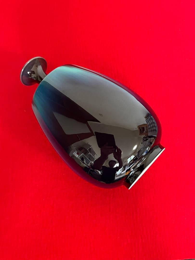 人間国宝 三代 徳田八十吉 彩釉 壺 管理T274 共箱 共布 付