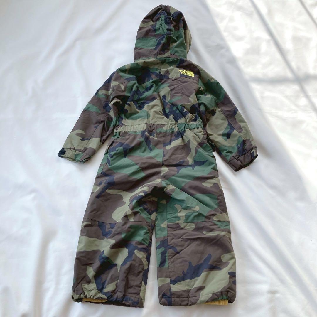THE NORTH FACE カモフラ柄 スノーウェア キッズ 90