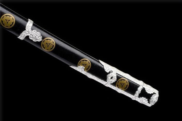 未使用特注品 最高級・模造刀・模擬刀 太刀 居合練習 【銀雪太刀】