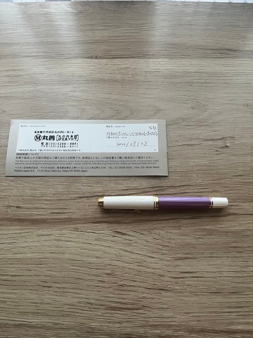 Pelikan 万年筆 M600 スーベレーンバイオレットホワイト EF