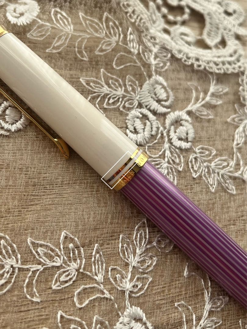Pelikan 万年筆 M600 スーベレーンバイオレットホワイト EF
