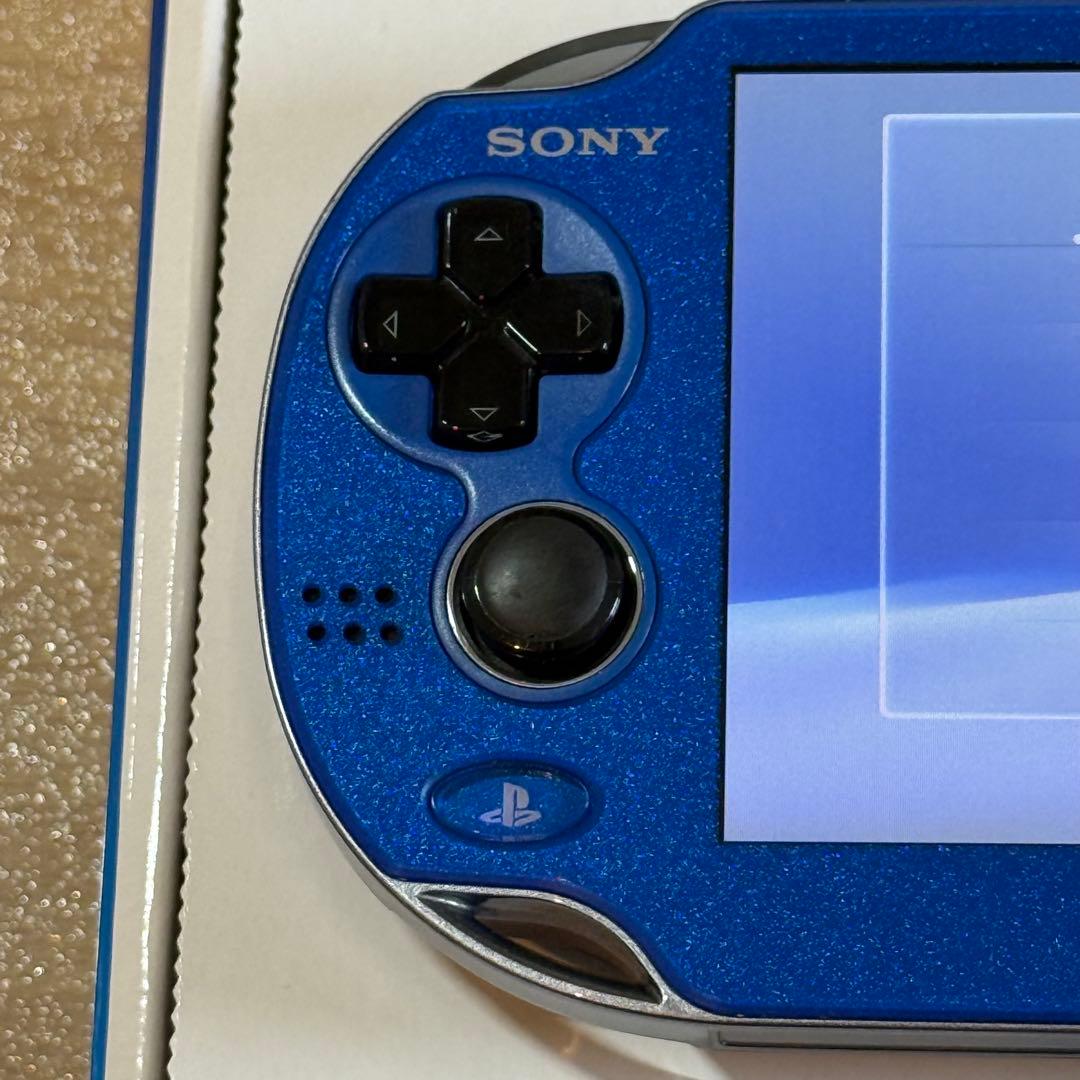 9-042 PSVITA PCH-1000 サファイア・ブルー 箱付き