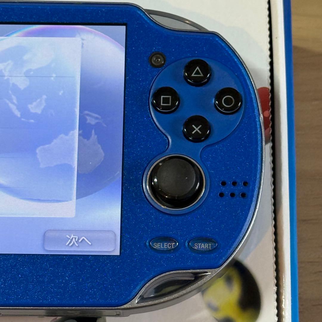 9-042 PSVITA PCH-1000 サファイア・ブルー 箱付き