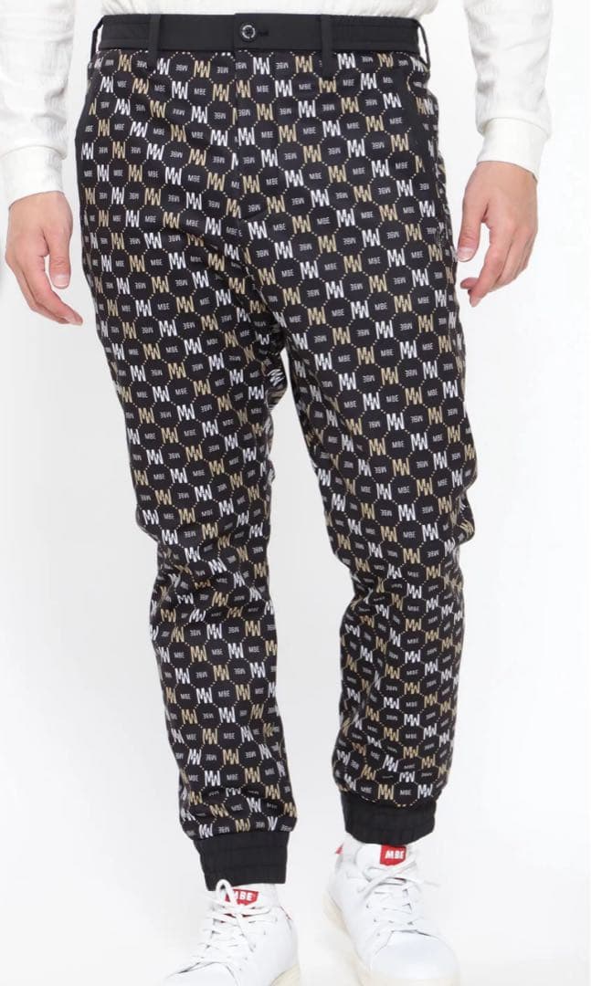 新品　マスターバニーエディション　パンツ　ジョガー　裏起毛　モノグラム　サイズ5