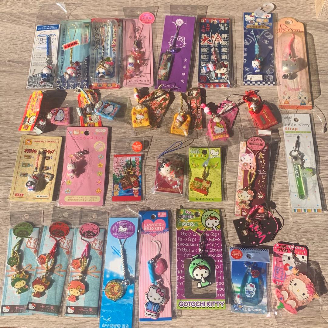 ご当地キティ　ストラップ　700点以上　レア　ロリータ　和菓子シリーズ　コラボ