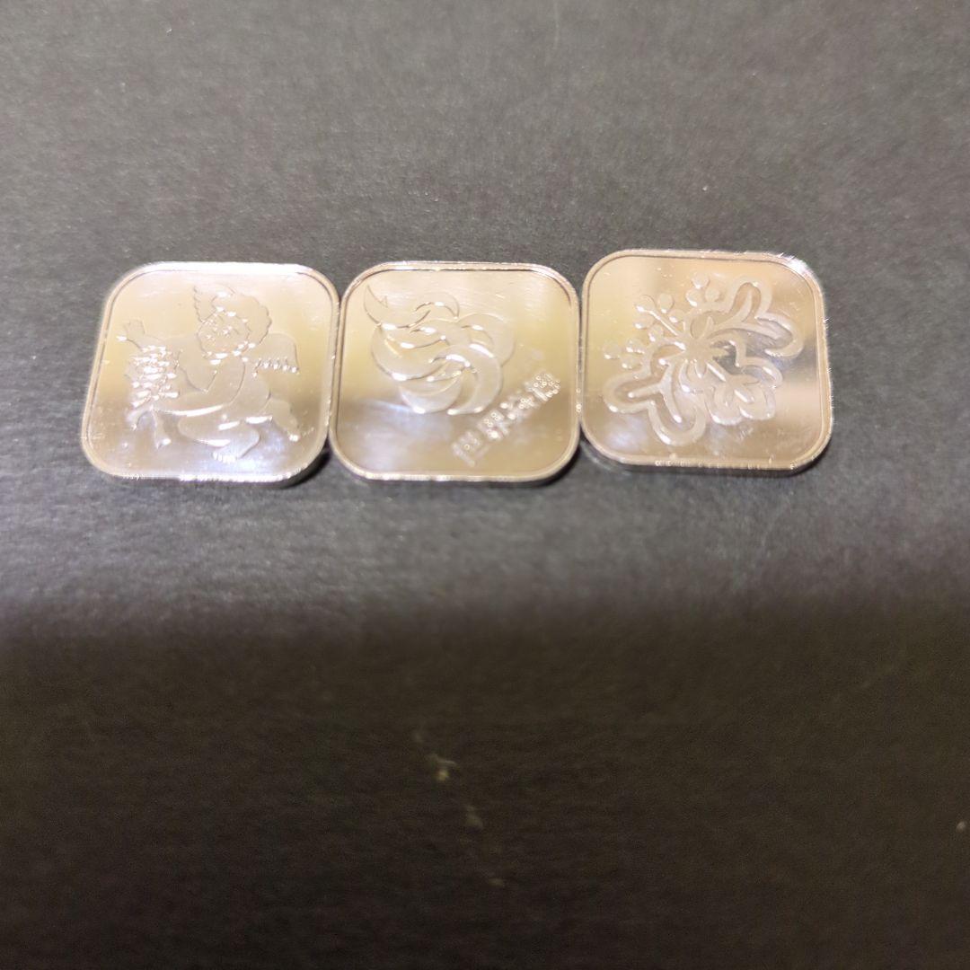 造幣局年銘板純銀メダルセット