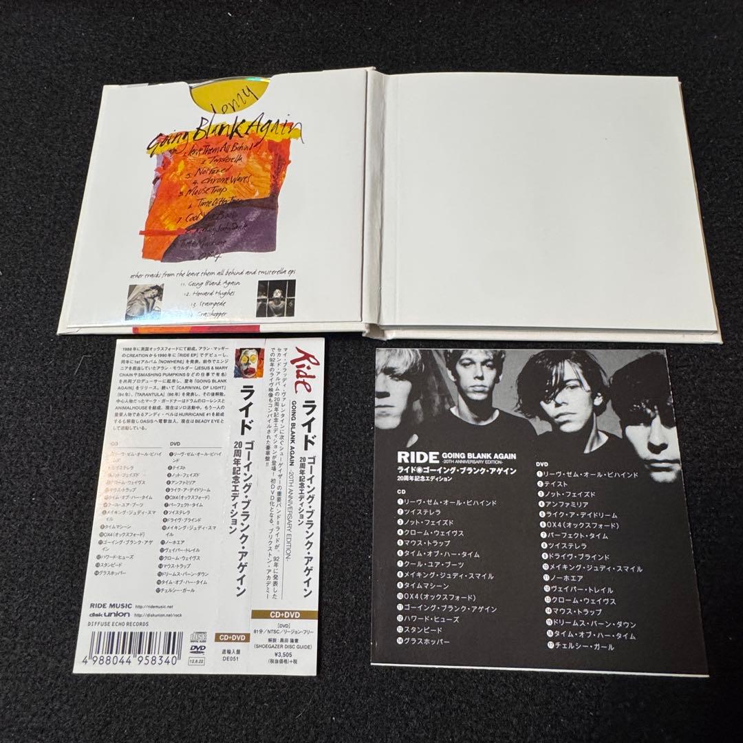 ライド ゴーイング・ブランク・アゲイン 20周年記念エディション　帯ライナー仕様