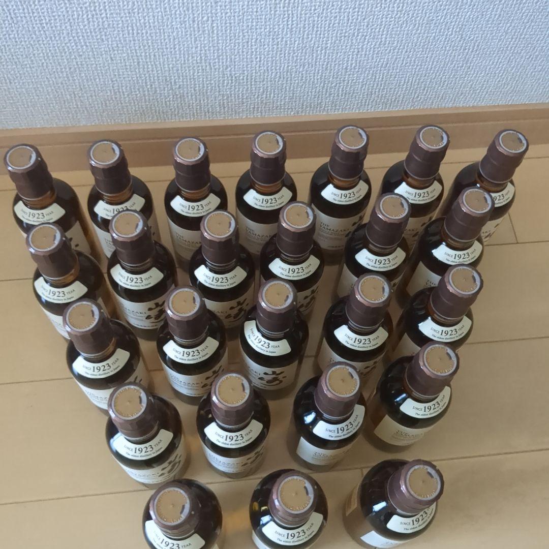 サントリー 山崎 シングルモルト ウイスキー ミニボトル180m 25本セット