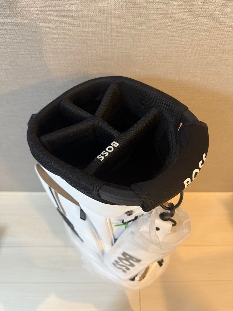 nori様　BOSS ホワイト キャディバッグ 新品