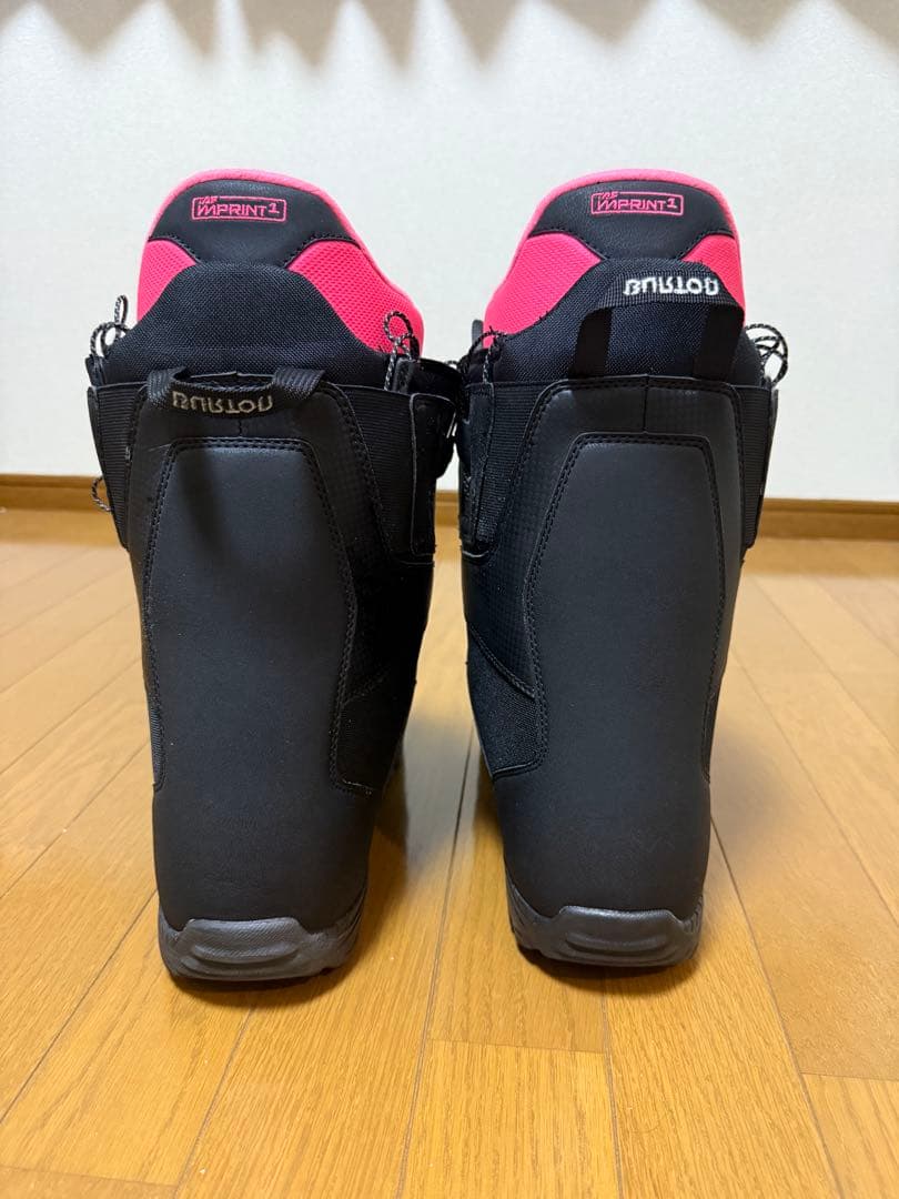 美品 BURTON スノーボードブーツ MOTO ブラック/ピンク 29cm
