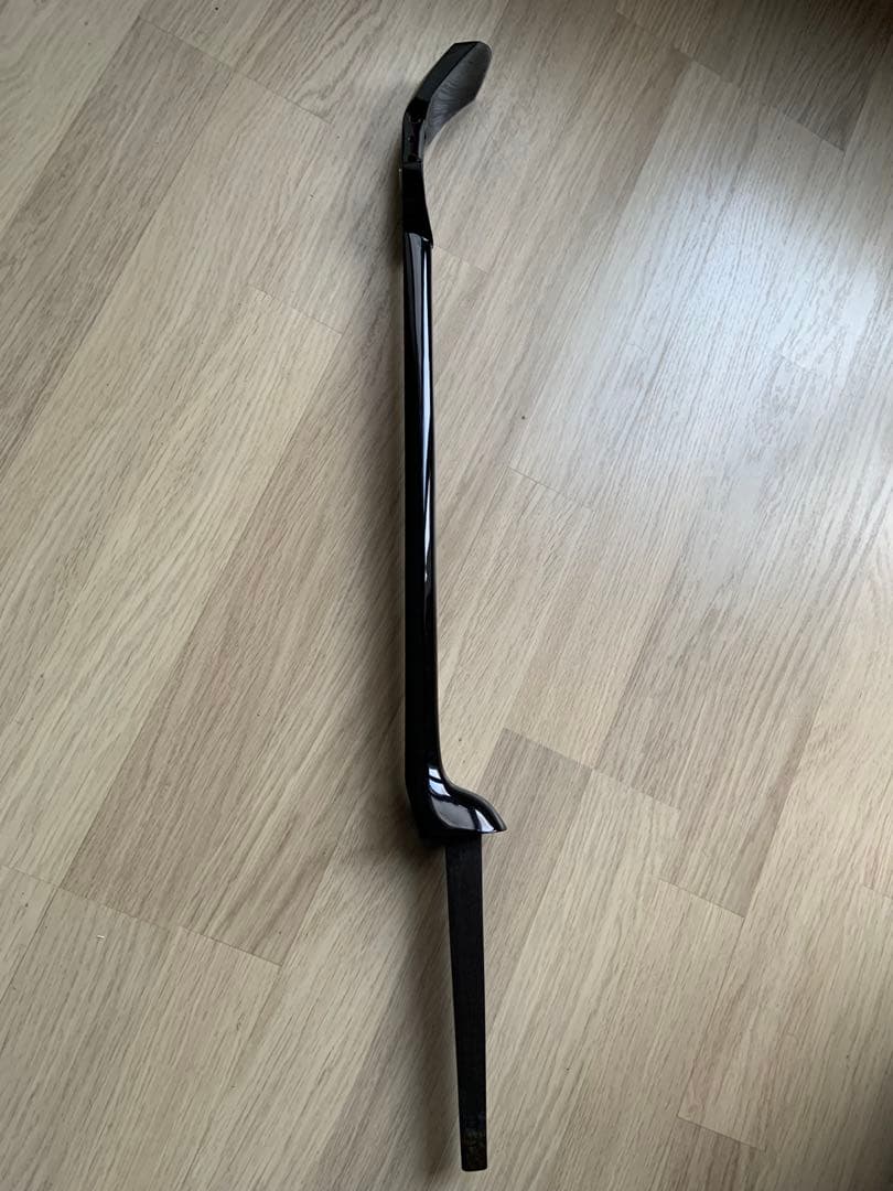 沖縄三線　与那城型　八重山黒木真黒　スンチー塗り　本張り