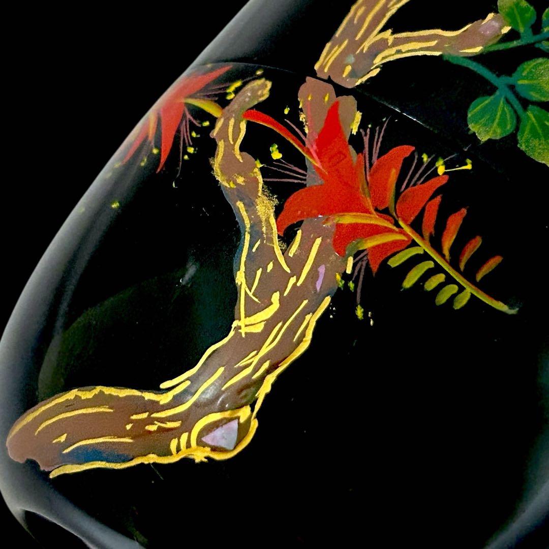 【茶道具】琉球塗 螺鈿茶器 松田勲作 漆器 漆芸 美術品 伝統工芸 共箱 箱書