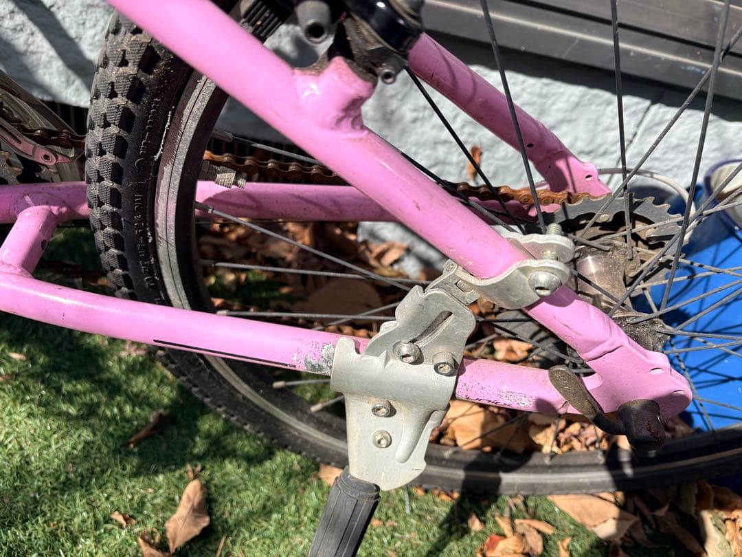 ianchi eagle 24インチ　ピンク ハンドルバスケット付き