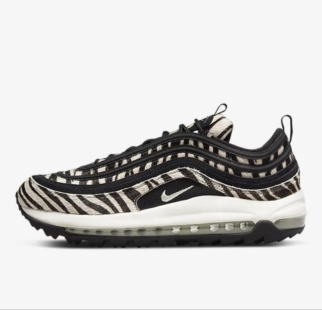 NIKEナイキ Air Max 97 G NRG ゴルフシューズ ゼブラ　ハラコ