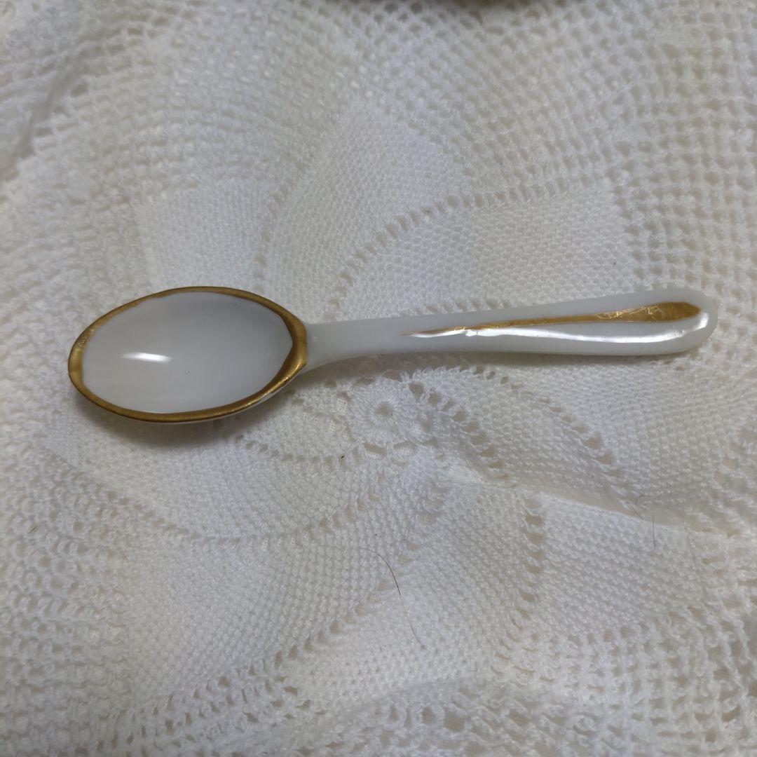 ビンテージイタリー製手描き花柄バタフライの取っ手装飾のシュガーポット