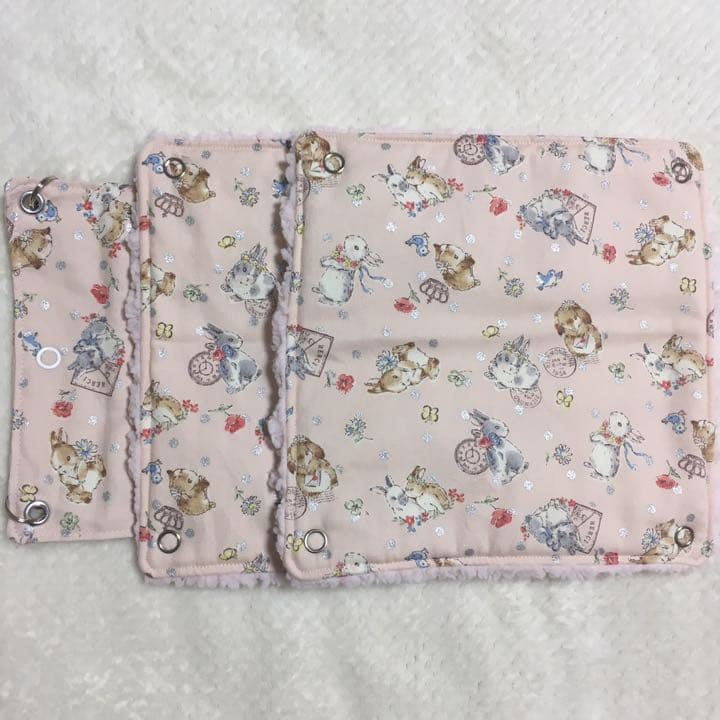 モモンガハウス(うさぎの郵便・ラメ)  ボアピンク  2080円