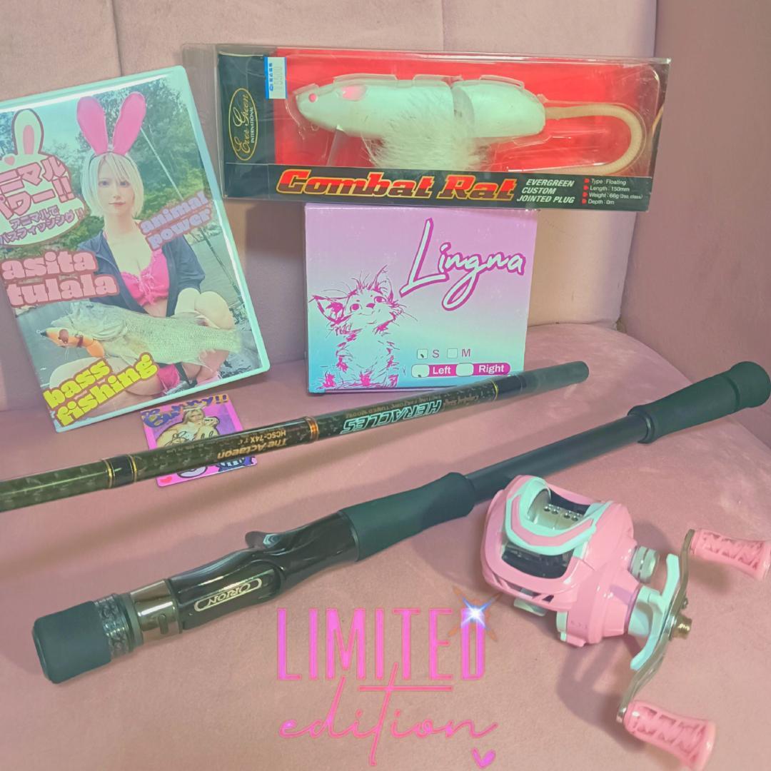 エバーグリーン オライオンOCSC-711XXスローングリップ改限定リールSET