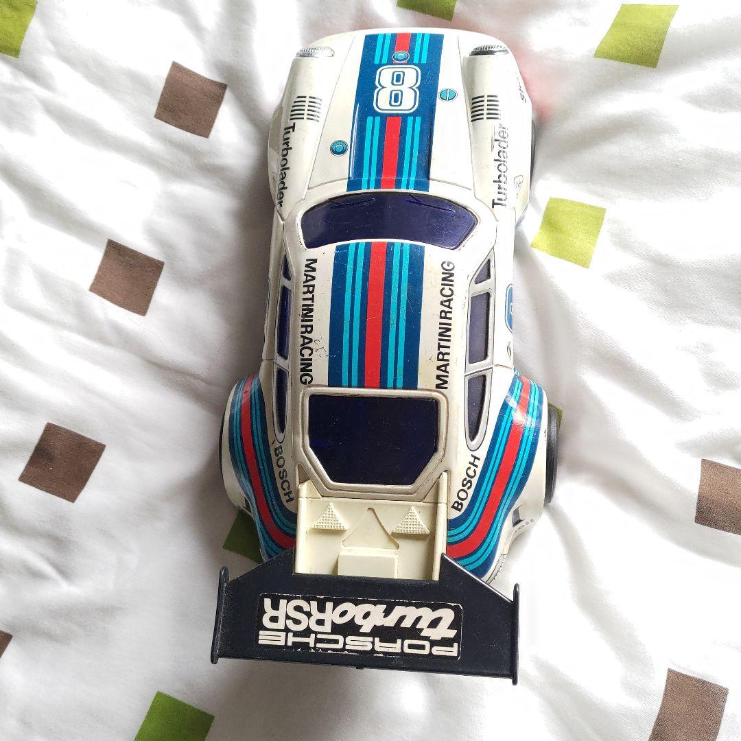 稀少 当時物 ブリキ アルプス製 ポルシェターボRSR 28cm