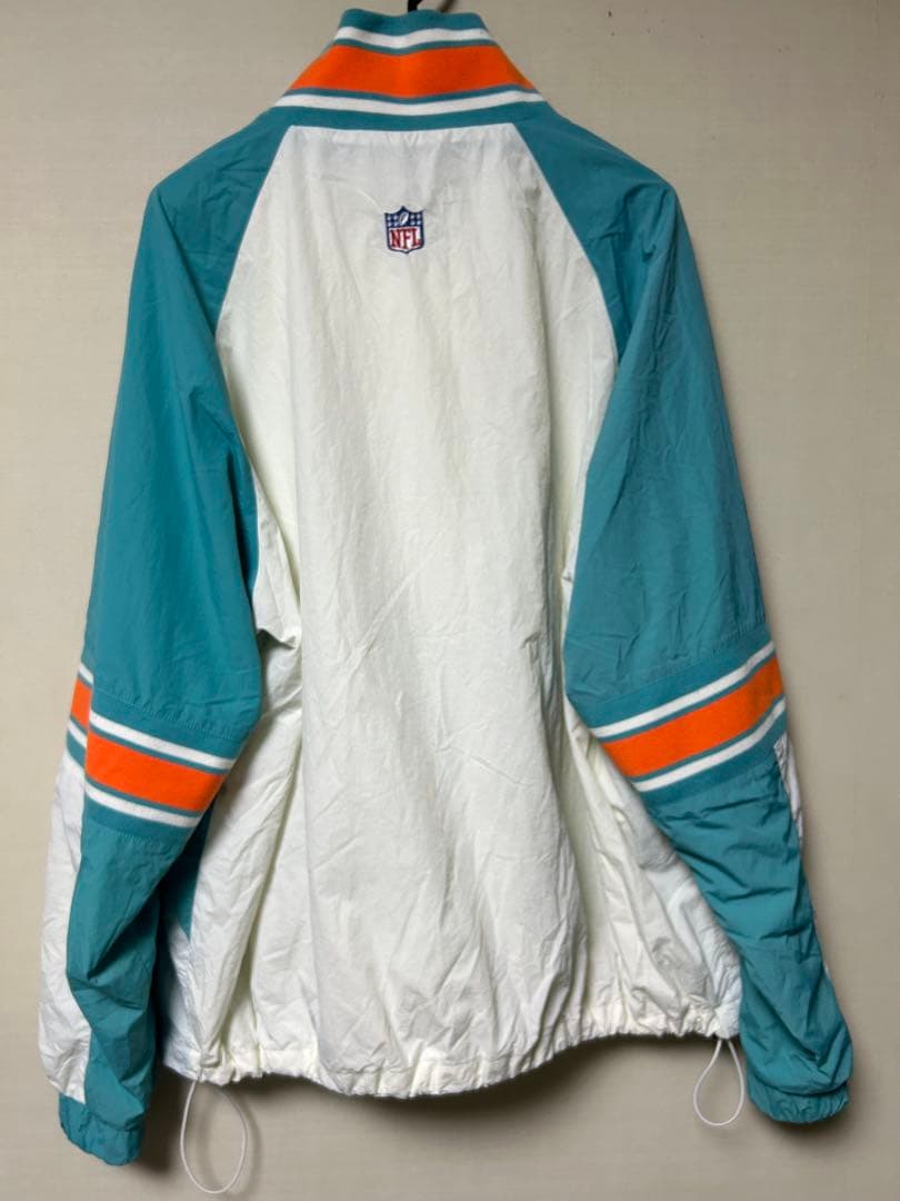 Perushu × NFL コラボナイロンスタンドネックアノラックブルゾン　完売