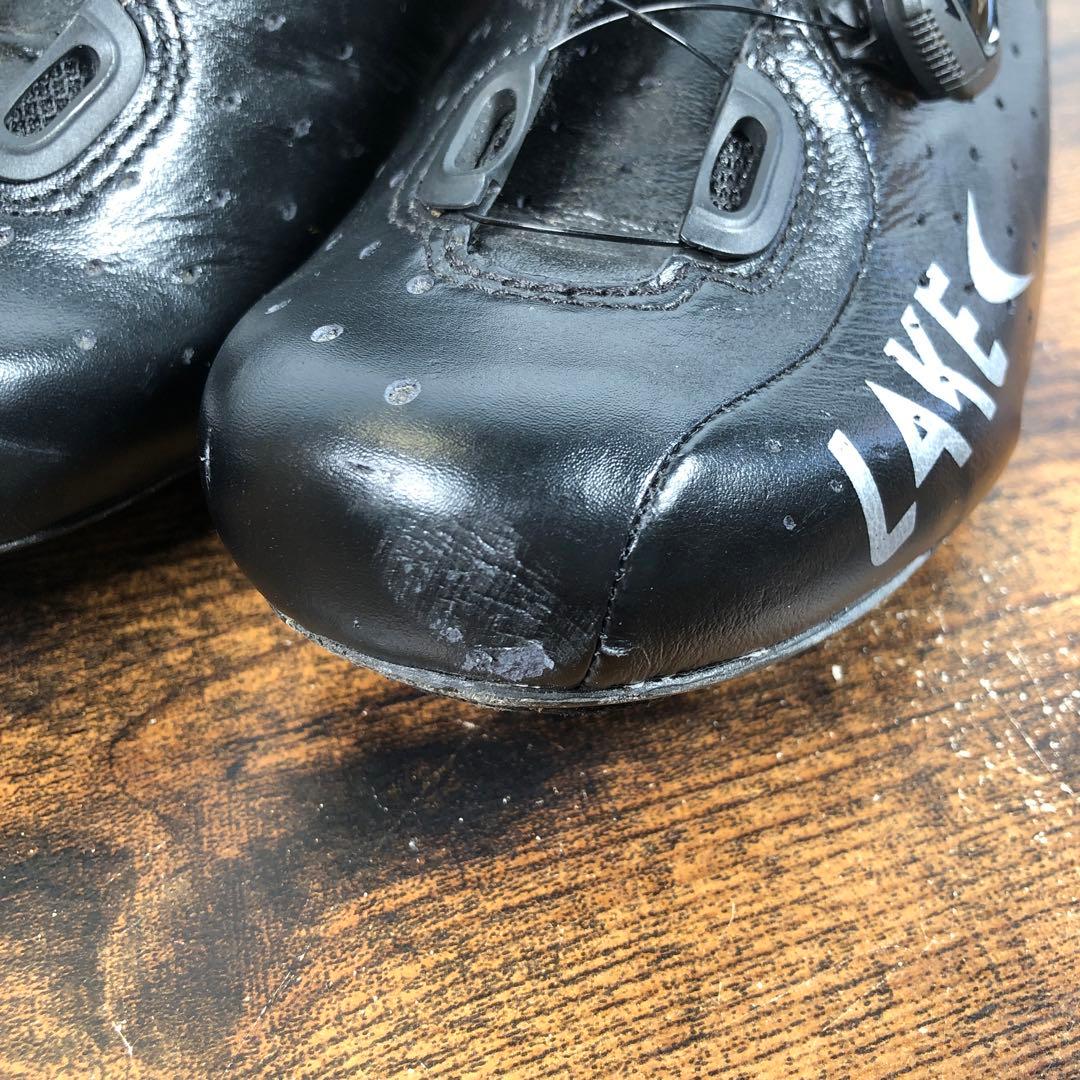Lake CX332 サイクリングシューズ カンガルー革 26.5~27.0cm