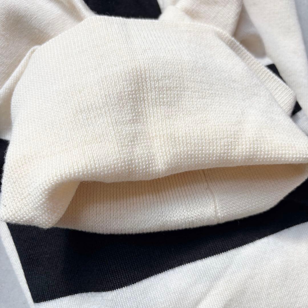 JUN&ROPE’ ジュンアンドロペ ウールニットタートルネックセーター ロゴ