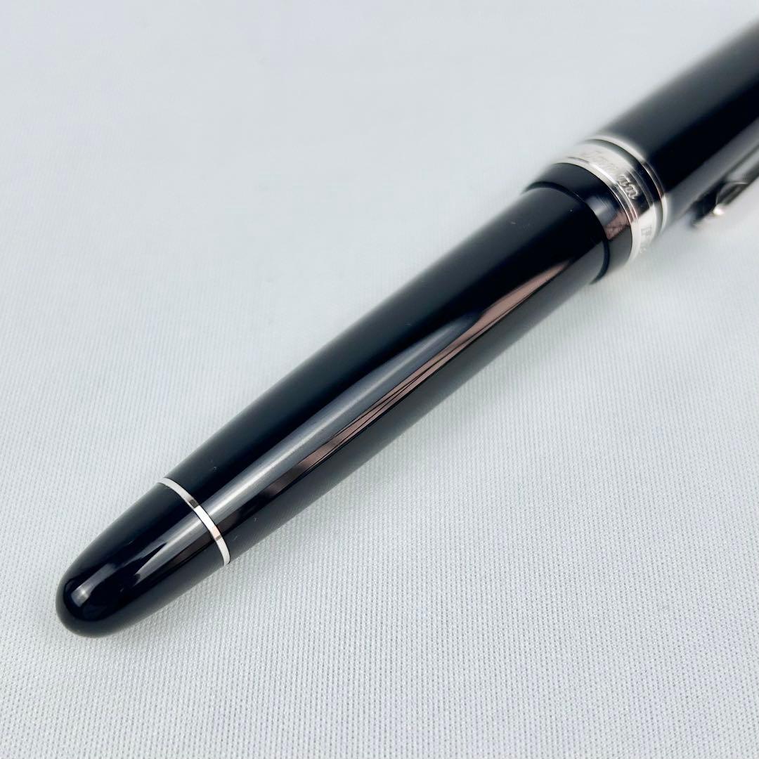 【未使用】プラチナ万年筆 PLATINUM プレジデント k18 ブラック M