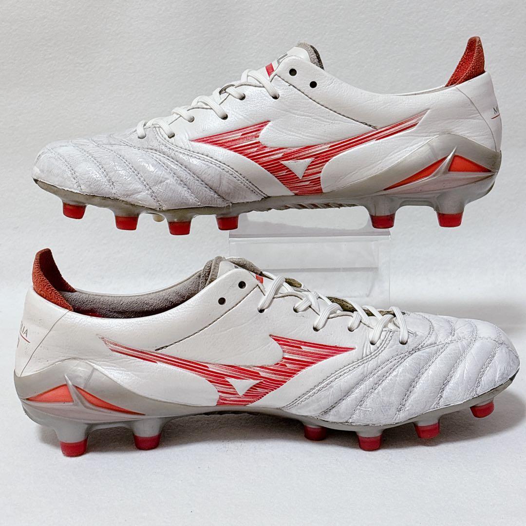 モレリアネオ 4 エリート ホワイト　25.5cm　白　レッド　限定